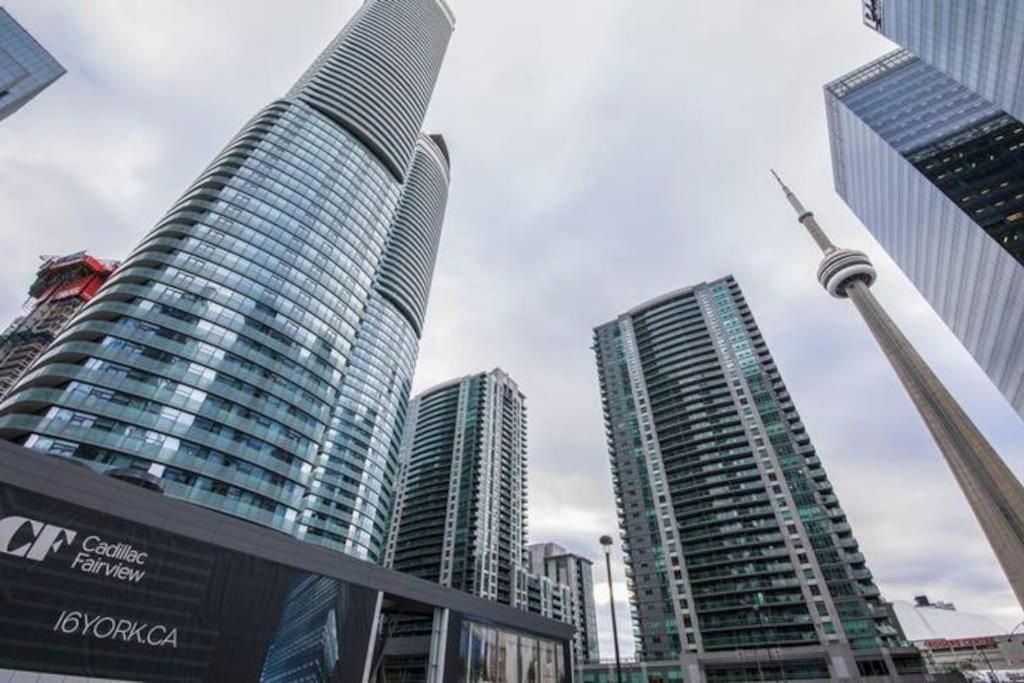 New Superior Lakeview Luxury Top Floor 3-Bedroom Suite On 48Th Floor Toronto Kültér fotó